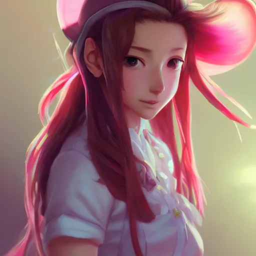 Prompt: head to toe shot of aerith gainsborough by WLOP, rossdraws, Logan Cure, Mingchen Shen, BangkuART, sakimichan, yan gisuka, JeonSeok Lee, zeronis, Chengwei Pan on artstation