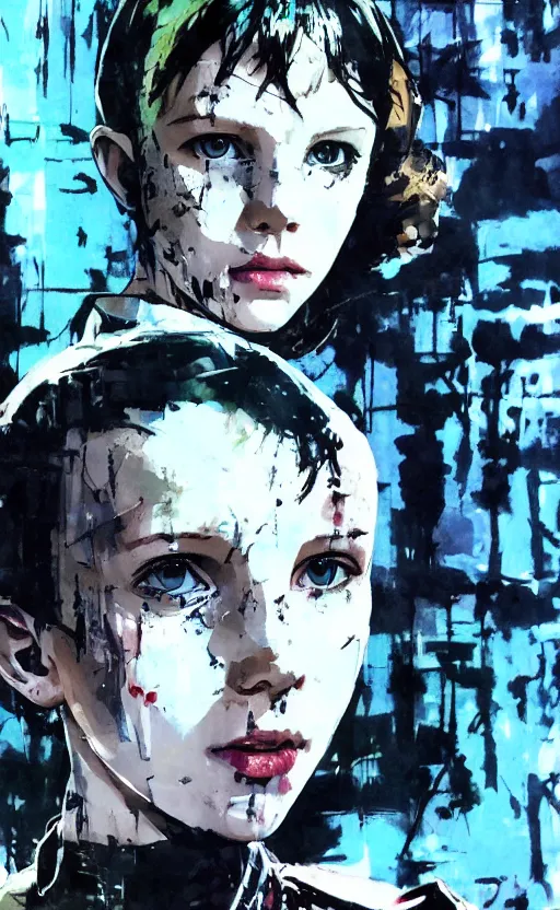 Image similar to Millie Bobby Brown by Yoji Shinkawa