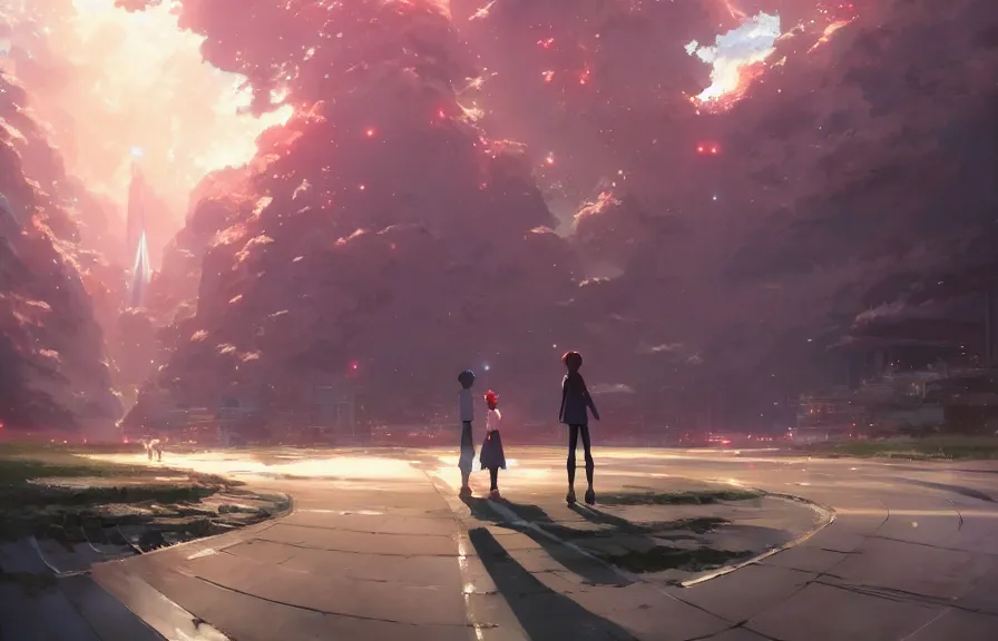 Image similar to makoto shinkai concept art of the spork dimension, key visual, ambient lighting, highly detailed, digital painting, artstation, concept art, sharp focus, by makoto shinkai and akihiko yoshida and hidari and wlop and greg rutkowski