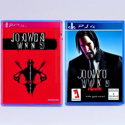 Image similar to john wick ps 5 game case