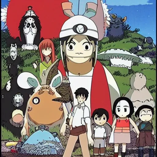 Image similar to mashup by studio ghibli