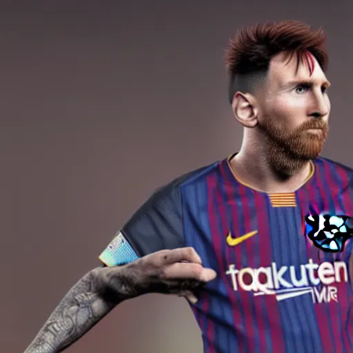 Prompt: Messi as cyborg, ultra realistic,detailed,4K,unreal engine 5,