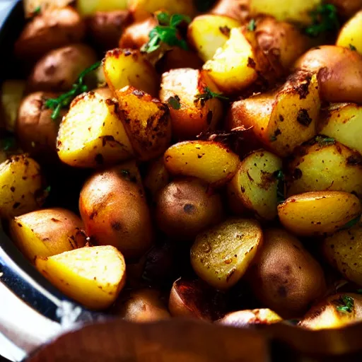 Image similar to Hackleback Potato. Cookbook photo. Close-up, detailed.