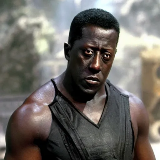 Image similar to Wesley snipes as character in mortal Kombat