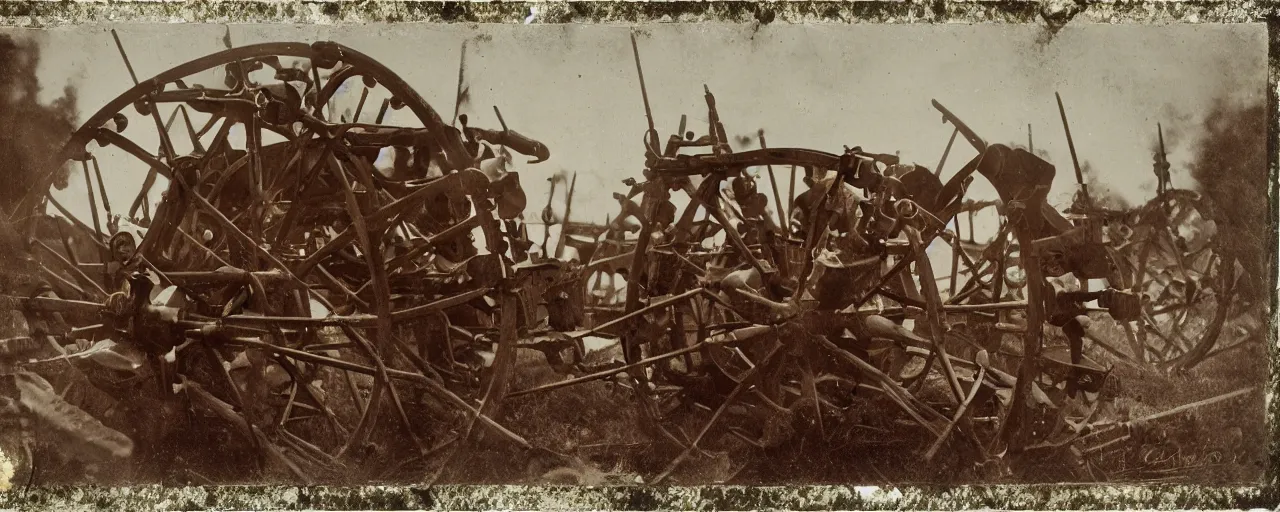 Image similar to spaghetti on top of a 6 - pounder cannon, american civil war, tintype, small details, intricate, 5 0 mm, cinematic lighting, photography, wes anderson, film, kodachrome