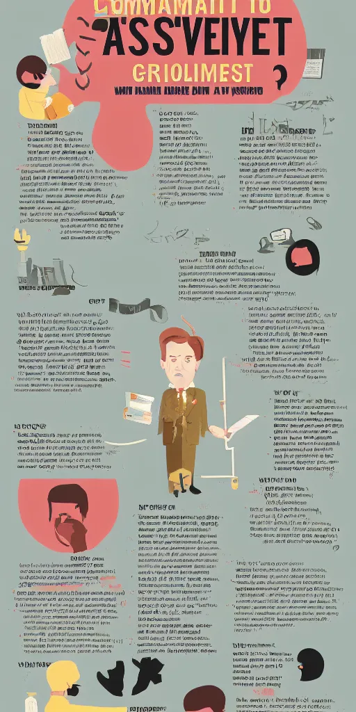 Image similar to how to communicate with aggressive customers, pastel infographic by Wes Anderson and WWFT weworkforthem