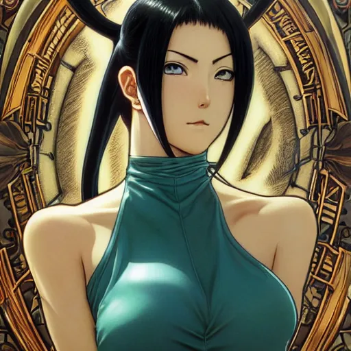 Prompt: highly detailed vfx portrait of nico robin by eiichiro oda!, makoto shinkai, alphonse mucha, sharp focus, art by artgerm and greg rutkowski!, harsh overhead sunlight, blue eyes!!, large aquiline nose!!, stanley kybric, kaoru mori, intricately detailed, behance, artstation,