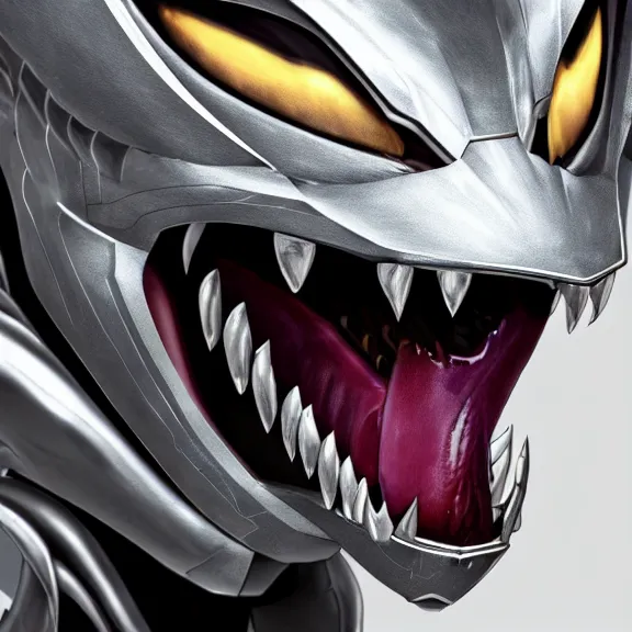 Image similar to close up detailed mawshot of a perfect elegant beautiful stunning anthropomorphic hot robot mecha female dragon, with sleek silver metal armor, glowing OLED visor, looking the camera, eating camera pov, open dragon maw bein\g highly detailed and living, pov camera looking into the maw, food pov, micro pov, prey pov, vore, dragon vore, digital art, pov furry art, anthro art, furry, warframe art, high quality, 8k 3D realistic, dragon mawshot art, maw art, macro art, micro art, dragon art, Furaffinity, Deviantart, Eka's Portal, G6