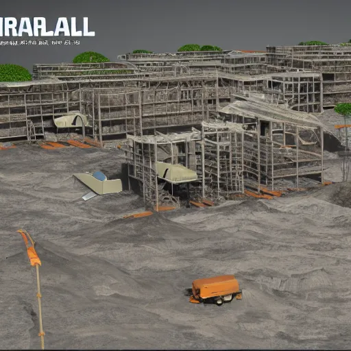 Image similar to construction site bill of mairials 3 d render