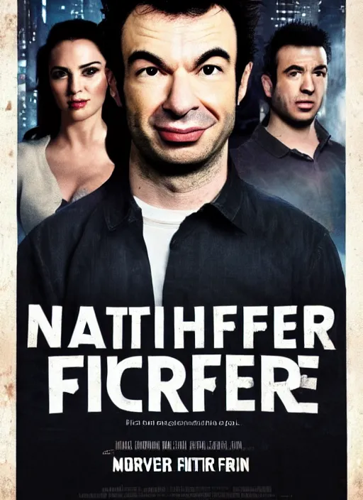 Prompt: Nathan Fielder as Wolverine movie poster