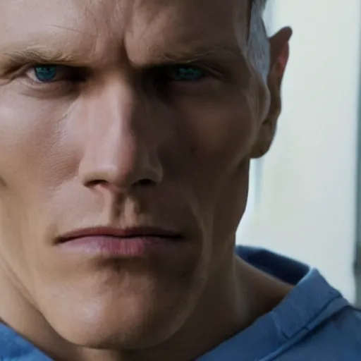 Image similar to Live Action Still of Jerma in Breaking Bad, real life, hyperrealistic, ultra realistic, realistic, highly detailed, epic, HD quality, 8k resolution, body and headshot, film still