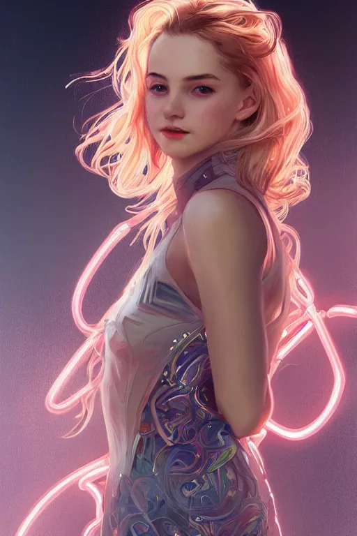 Prompt: portrait beautiful formula one racer Girl, at racer track, formula one car, ssci-fi, fantasy, intricate, very very beautiful, elegant, human anatomy, neon light, highly detailed, digital painting, artstation, concept art, soft light, smooth, sharp focus, illustration, art by tian zi and WLOP and alphonse mucha