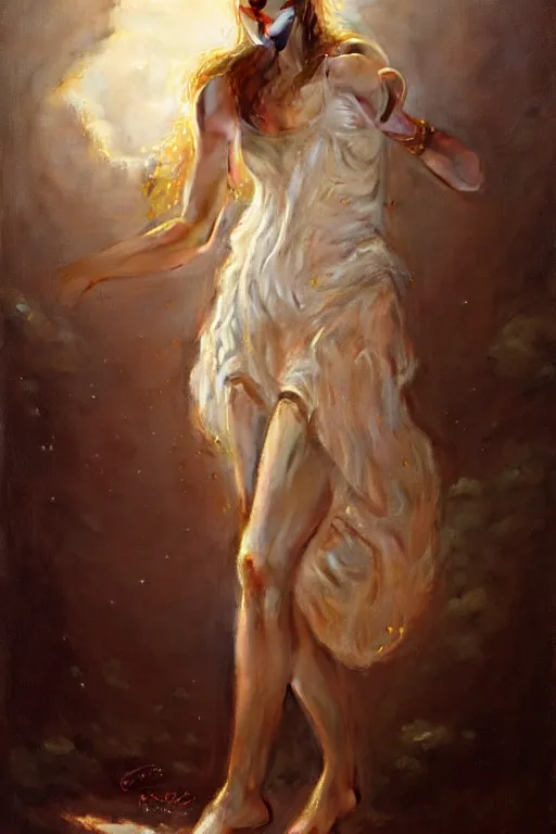 Image similar to a full body portrait of a good looking girl wearing cute outfit, high detail, cleary see face, by gaston bussiere, bayard wu, greg rutkowski, odd nerdrum, maxim verehin, realism, harsh lighting, dan dos santos, masterpiece, sharp focus, cinematic lightning