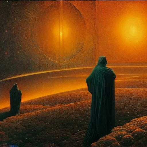 Prompt: a cinematic scene from the istanbul in space, osman hamdi bey, solidity and eternity, concept art by beksinski and jean delville, sharp focus, dramatic lighting, ultra hd, hdr, 8 k