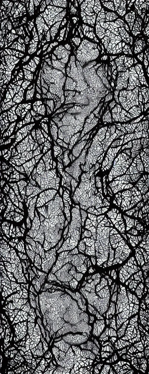 Image similar to cell shaded optical illusion by dan hillier and ikeda royji