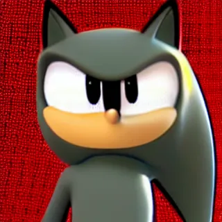 Image similar to sonic with no teeth