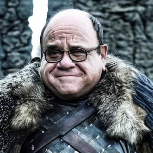 Prompt: Game of Thrones starring Danny DeVito-n 4