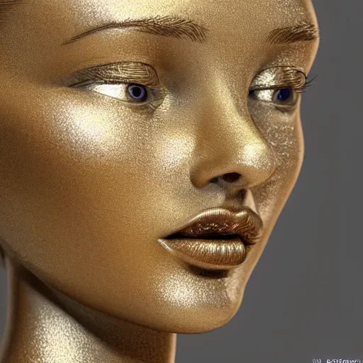 Prompt: sculpture goddess of space, beauty, pretty face, glossy skin, stars, soft light, hdri, smooth, sharp focus, fantasy, intricate, elegant, highly detailed, 8 k