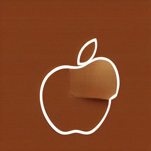 Prompt: apple design of a cup of coffe