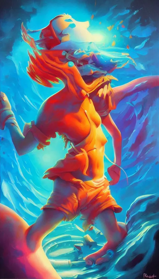 Image similar to psytrance artwork, by rhads