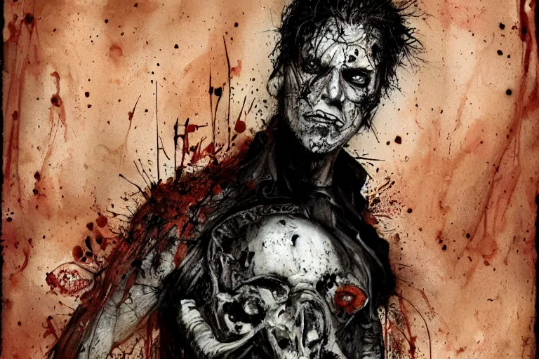 Image similar to butcher artwork by ben templesmith