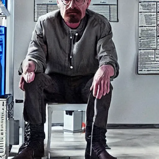 Image similar to walter white as gigachad