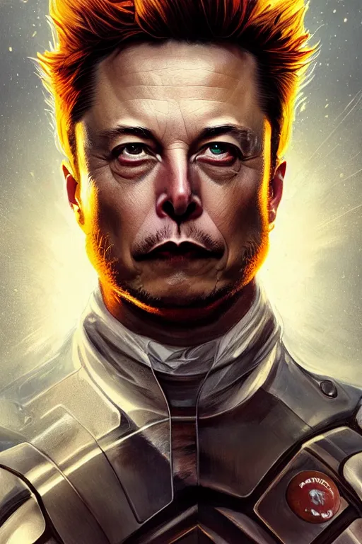 Image similar to elon musk as wolverine, realistic portrait, symmetrical, highly detailed, digital painting, artstation, concept art, smooth, sharp focus, illustration, cinematic lighting, art by artgerm and greg rutkowski and alphonse mucha