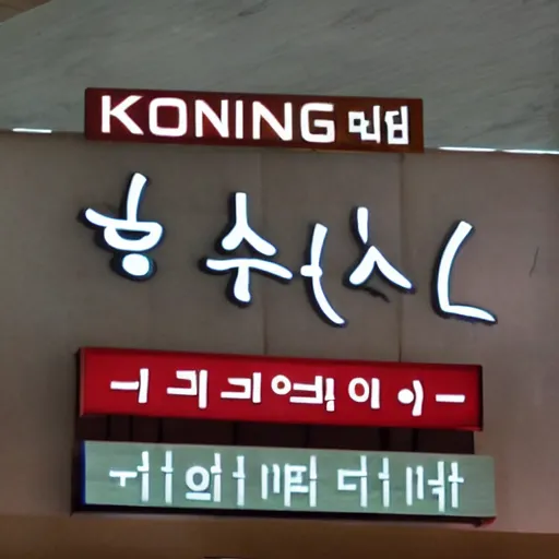 Image similar to korean sign