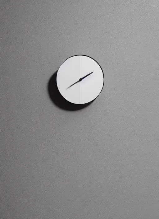 Prompt: minimalist symmetrical grandfarther clock designed by Dieter Rams and Naoto Fukasawa