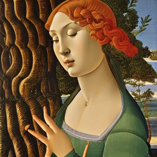 Image similar to artwork by Botticelli