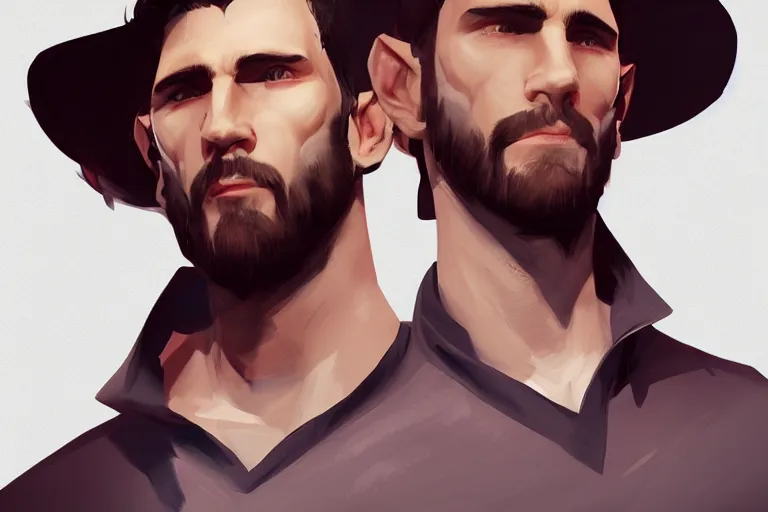 Image similar to handsome man, artstation