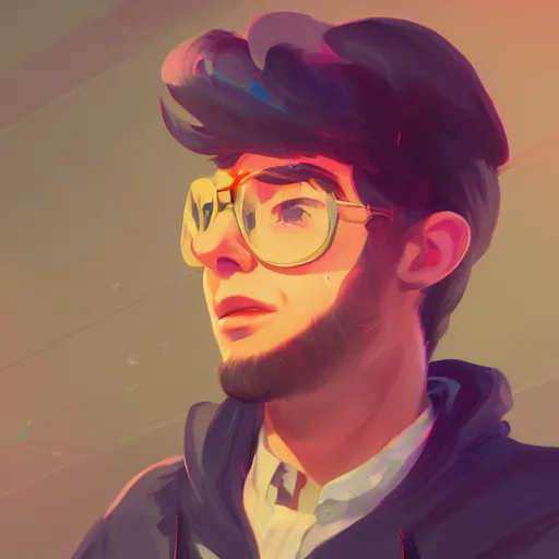 Prompt: Portrait of Ibai Llanos, the famous streamer, mattepainting concept Blizzard pixar maya engine on stylized background splash comics global illumination lighting artstation lois van baarle, ilya kuvshinov, rossdraws