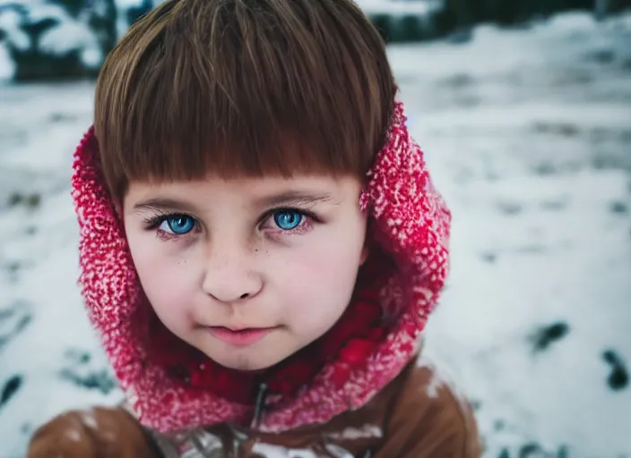 Prompt: professional fine details photo portrait of kid from kazan, tatarstan kid in the postsoviet suburbia, tatar, iphone detailed photo, instagram, beautiful eyes