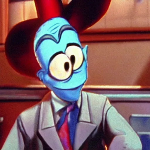 Prompt: “still of Rick Sanchez in Who Framed Roger Rabbit?”