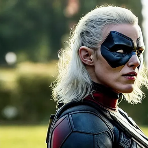 Image similar to Kiera Knightley playing cable in deadpool 2