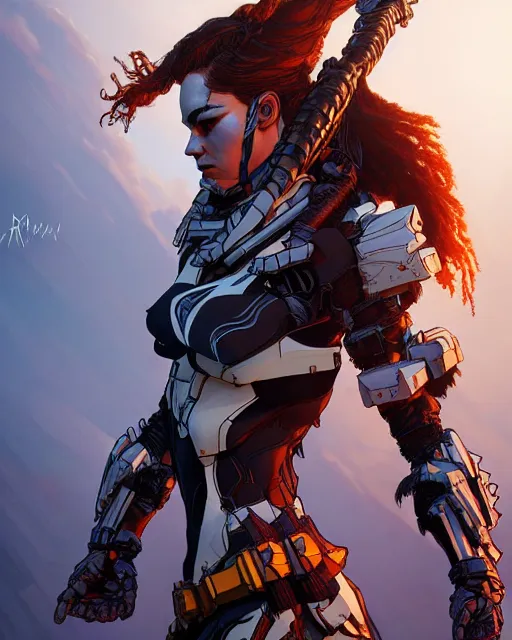 Image similar to symmetry!! portrait of a horizon zero dawn machine acting as batman, intricate, elegant, highly detailed, digital painting, artstation, concept art, smooth, sharp focus, illustration, art by artgerm and greg rutkowski and alphonse mucha, 8 k