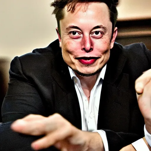 Image similar to a very magical Elon musk