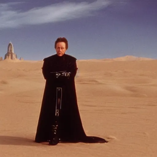 Image similar to christopher walken as emperor shaddam iv in dune