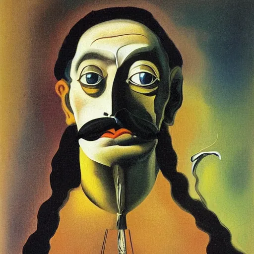 Image similar to wal - e painted by salvador dali