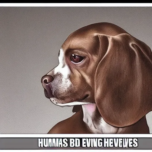 Prompt: if humans evolved from dogs by Leonardo DaVinci