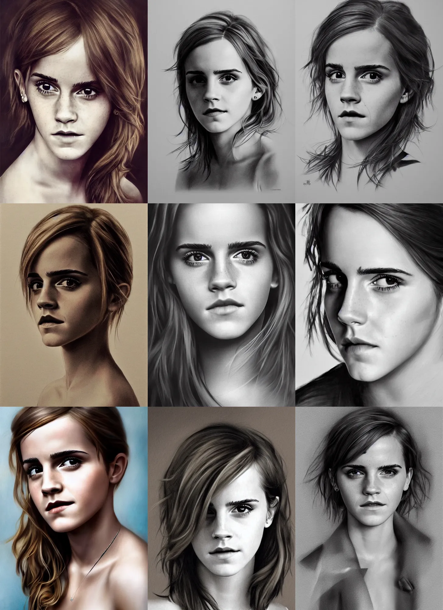 Prompt: photo emma watson, half body portrait in the style of petter hegre, intimate, sharp details, very intricate photorealistic