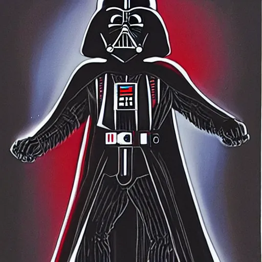 Image similar to darth vader dancing