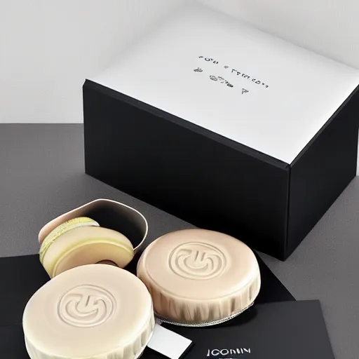 Image similar to jonathan ive dieter rams mooncake 🥮 handbag 👜 👝 packaging