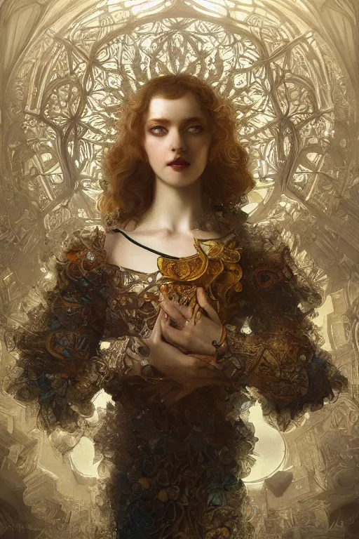 Prompt: city made out of fractured glass, art nouveau, intricate, highly detailed, elegant, sun shining through, sharp focus, art by rembrandt, tom bagshaw, and quentin mabille, artstation