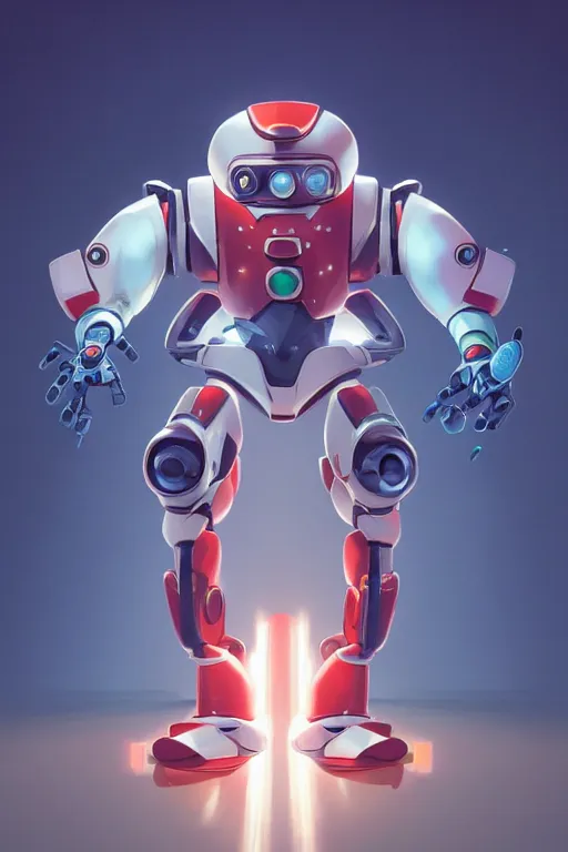 Image similar to metabots medabots medarotto medarot robot minimalist comics helmet mask neon cybereye, behance hd by jesper ejsing, by rhads, makoto shinkai and lois van baarle, ilya kuvshinov, rossdraws global illumination ray tracing hdr radiating a glowing aura