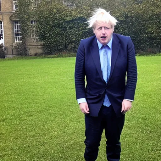 Image similar to Boris Johnson wears a latex catsuit, photo, instagram, newspaper