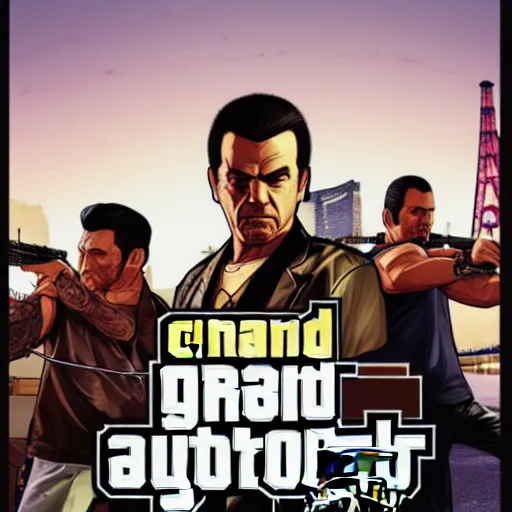 Image similar to grand theft auto 5 artwork of tokyo yakuza, stephen bliss, anthony mcbain, roxie vizcarra