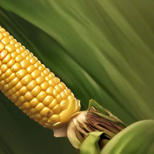 Prompt: corn king, detailed, 8k hyper realistic