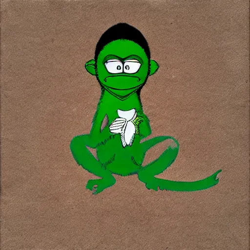 Image similar to monkey pepe