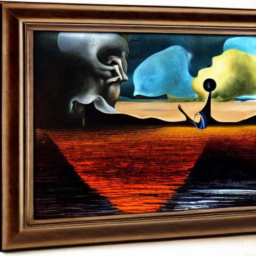 Image similar to the end of the world by salvador dali